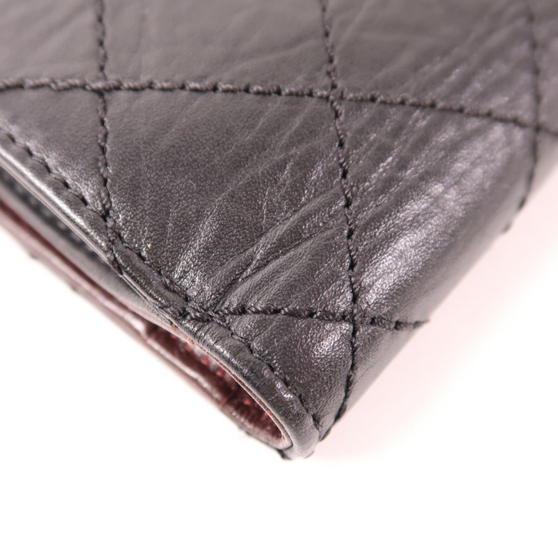 CHANEL 牛皮皮革2.55 Wallet錢包-12