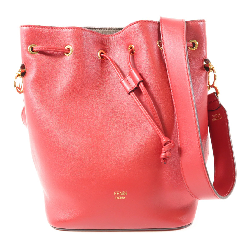 FENDI 牛皮皮革Mon Tresor金扣肩背袋-0