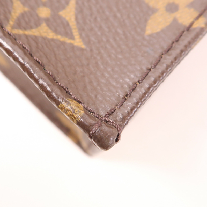 LOUIS VUITTON Monogram Petit Sac Plat金扣手挽肩背兩用袋Monogram Petit Sac Plat金扣手挽肩背兩用袋-10