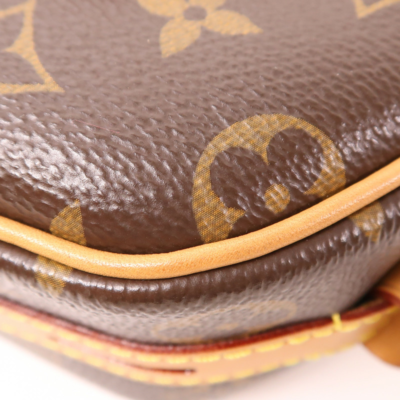 LOUIS VUITTON Monogram Boite Chapeau Souple金扣肩背袋棕色-10