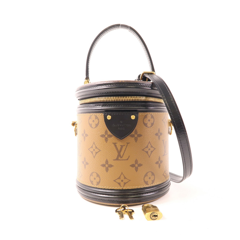 LOUIS VUITTON 【激減優惠】Monogram Reverse Cannes金扣手挽肩背兩用袋-11
