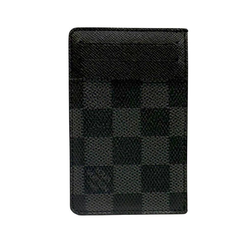 【美收精品】LV 黑色棋盤格卡夾 2-368-0