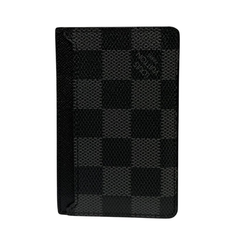 【美收精品】LV 黑色棋盤格卡夾 2-368-1