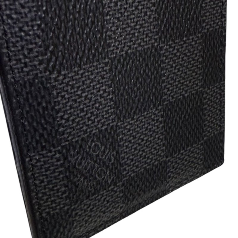 【美收精品】LV 黑色棋盤格卡夾 2-368-6