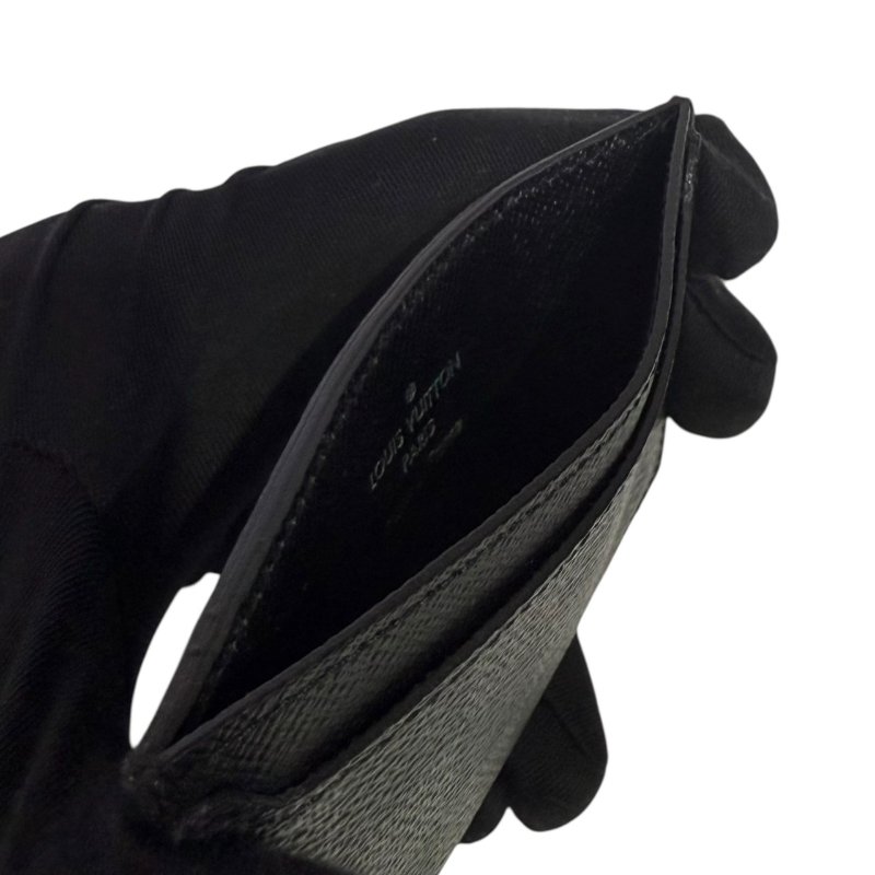 【美收精品】LV 黑色棋盤格卡夾 2-368-9