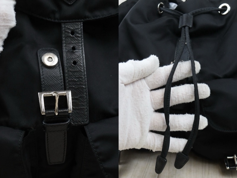 PRADA 經典雙口袋後背包-8