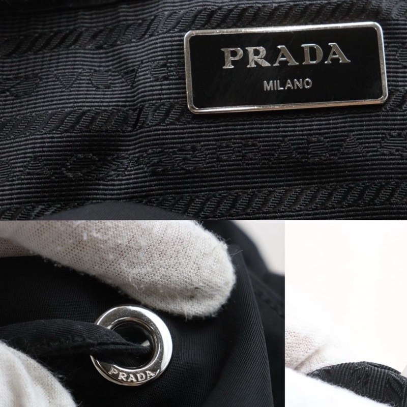 PRADA 經典雙口袋後背包-9