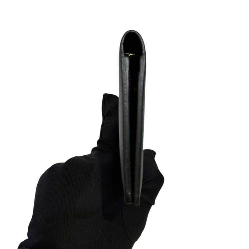 【美收精品】YSL黑色皮革長夾 2-371-3