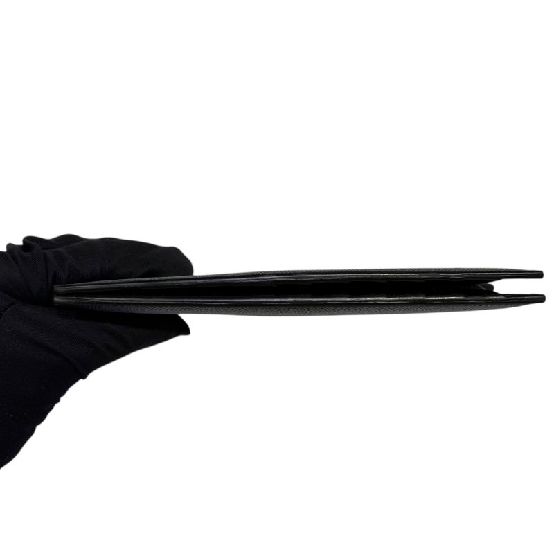 【美收精品】YSL黑色皮革長夾 2-371-4