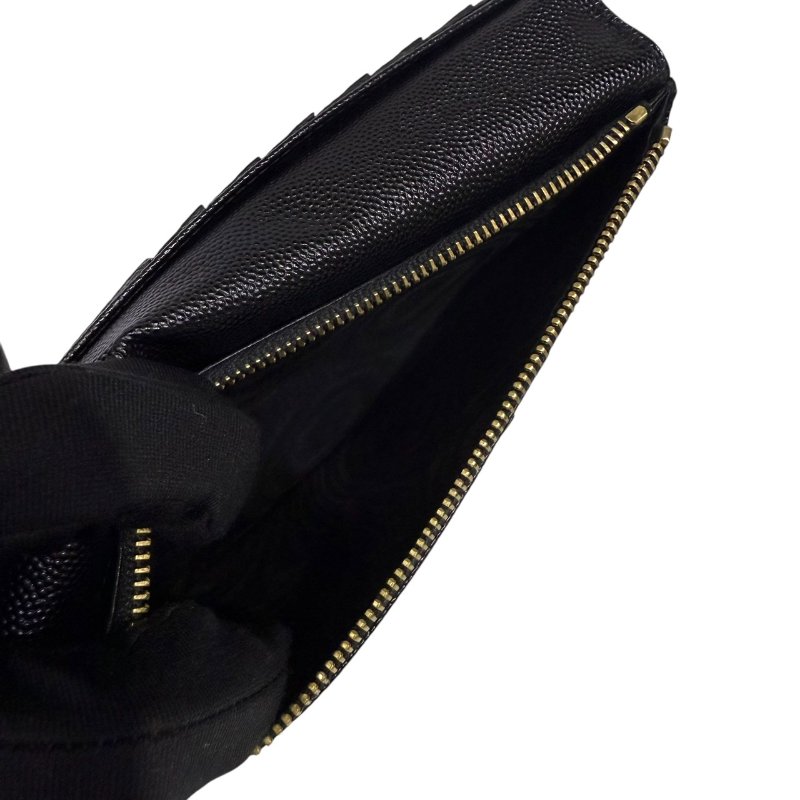 【美收精品】YSL黑色皮革長夾 2-371-9