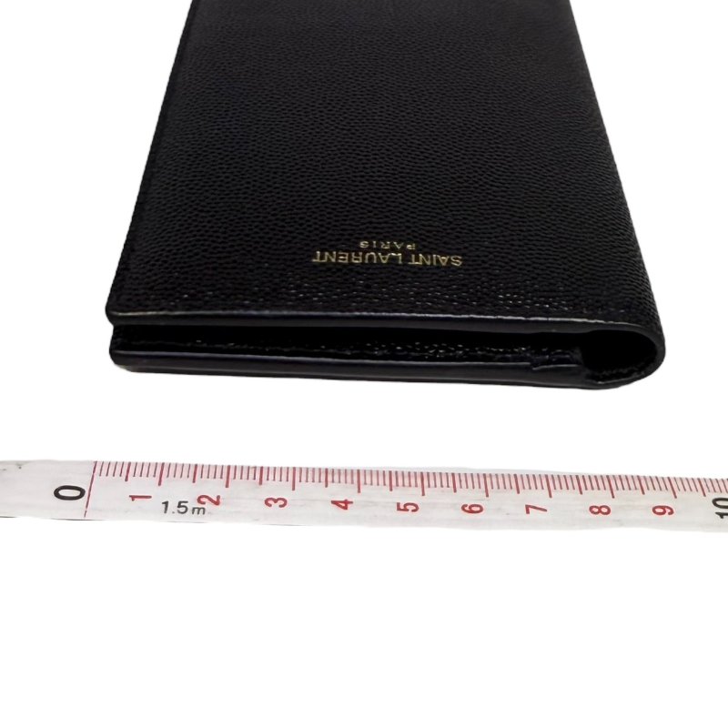 【美收精品】YSL黑色皮革長夾 2-371-11