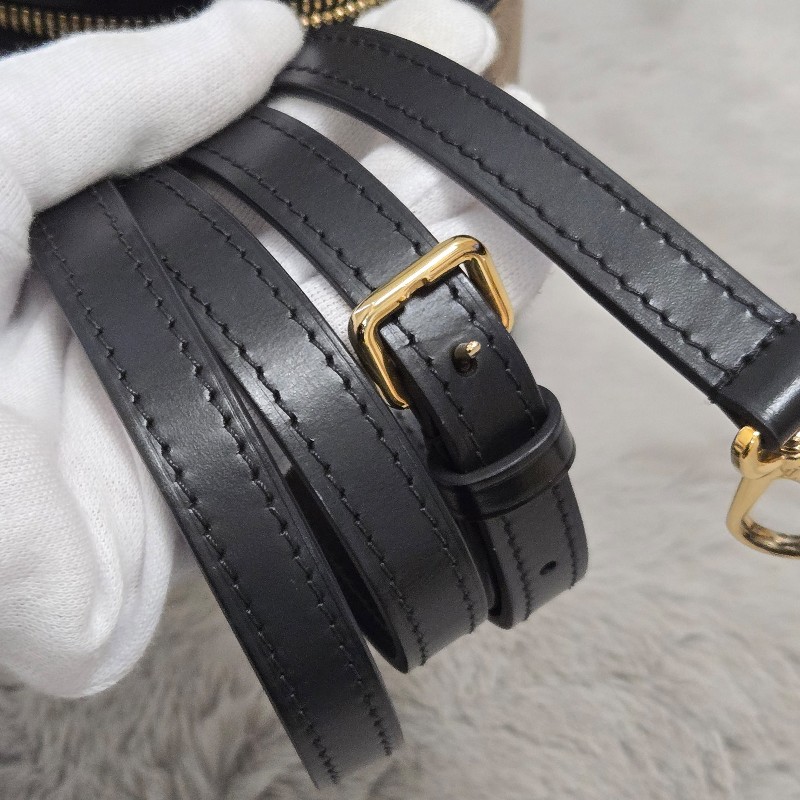 LV老花拼色 發財桶 圓桶包 肩背包 手提包-26