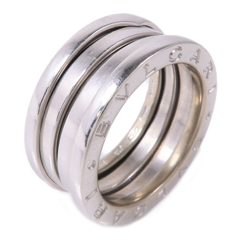 BVLGARI 18K白金B-zero1 Ring戒指BLV#51/US#5.5-0