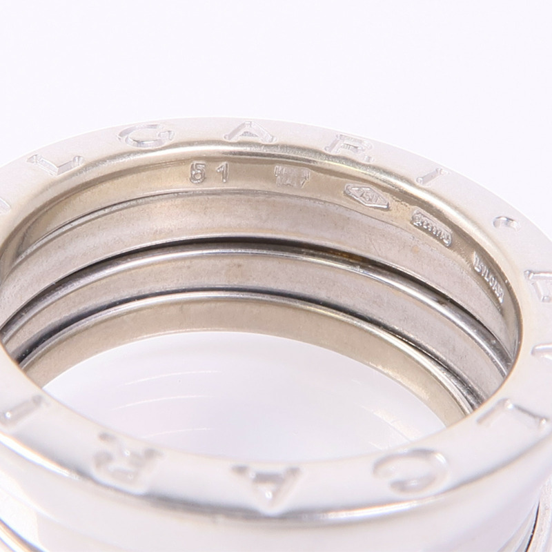 BVLGARI 18K白金B-zero1 Ring戒指BLV#51/US#5.5-4