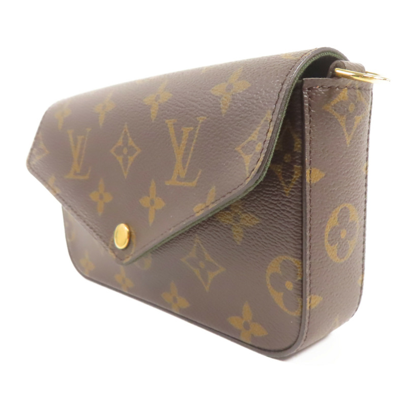 LOUIS VUITTON Monogram Felicie Strap & Go金扣肩背袋-3
