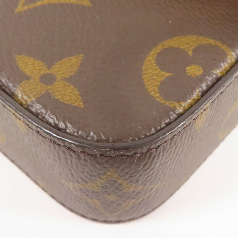 LOUIS VUITTON Monogram Felicie Strap & Go金扣肩背袋-11