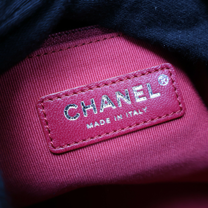 黑色 菱格紋 牛皮 鍊帶 Gabrielle Hobo 肩背包 流浪包 AS1521-7