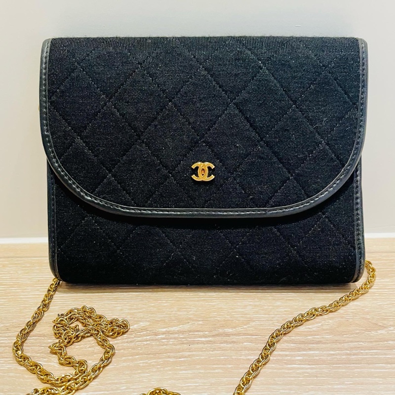 Chanel 佳績布面WOC-0