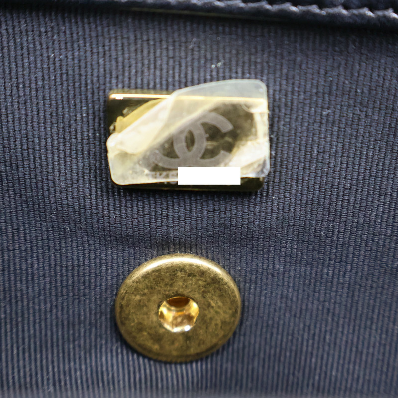 黑色 牛皮 菱格紋 CC Logo 肩背包【CHANEL 香奈兒】 AS4623-6