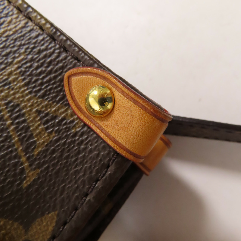 LOUIS VUITTON Monogram Sac Plat BB金扣手挽肩背兩用袋-14