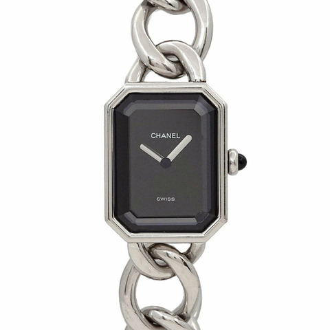 CHANEL Premiere XL 尺寸 H0452 女士腕錶 黑色石英