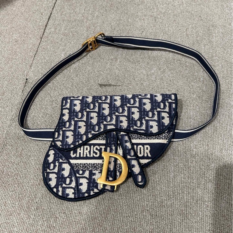 Dior 馬鞍老花腰包斜挎-5