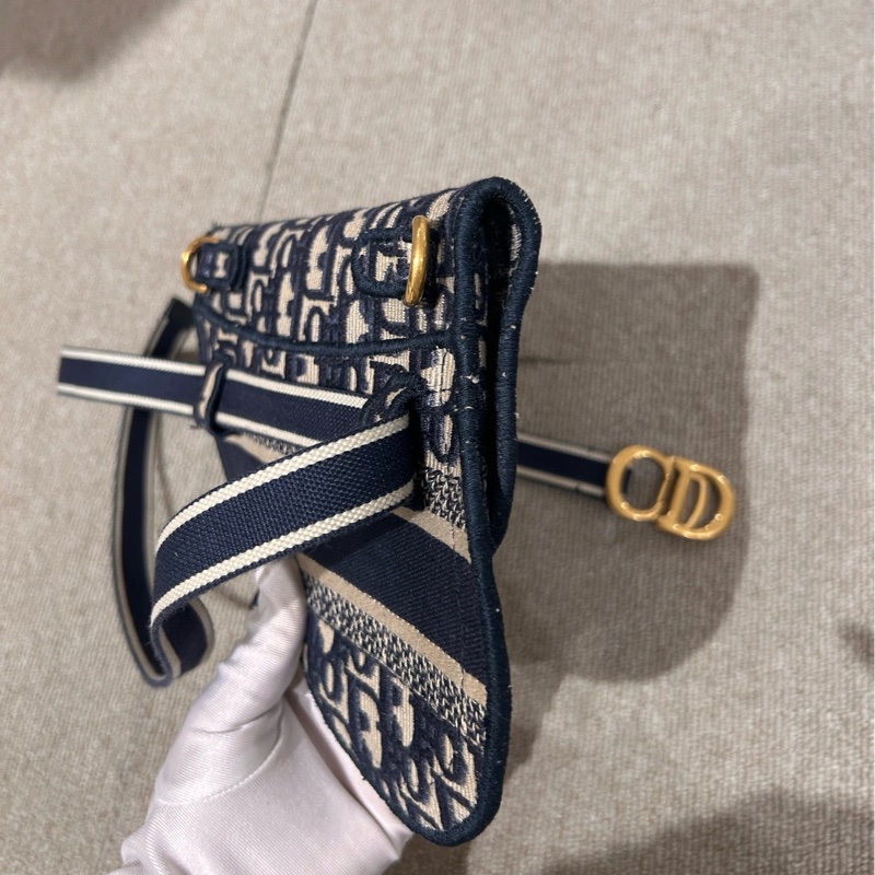 Dior 馬鞍老花腰包斜挎-7