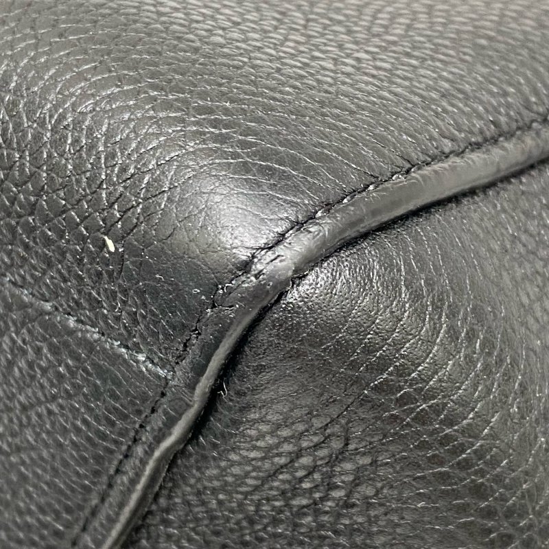 △ Celine 思琳 Sangle Black Calfskin Shoulder Bag 黑色小牛皮肩背袋 -257009834-9