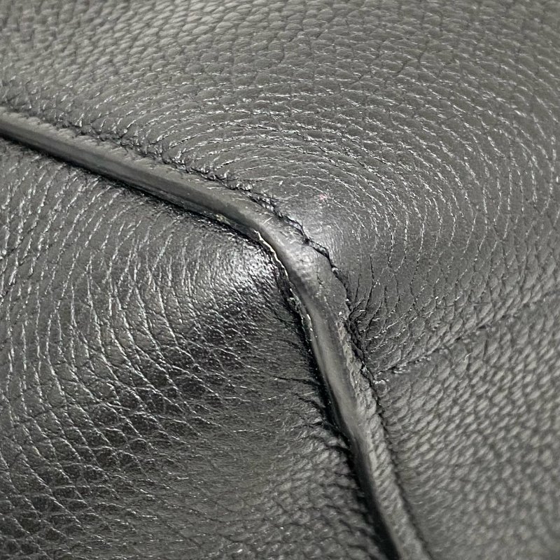 △ Celine 思琳 Sangle Black Calfskin Shoulder Bag 黑色小牛皮肩背袋 -257009834-10