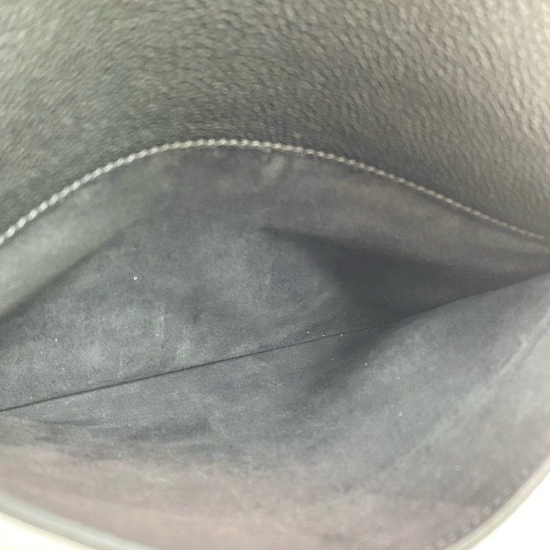 △ Celine 思琳 Sangle Black Calfskin Shoulder Bag 黑色小牛皮肩背袋 -257009834-17