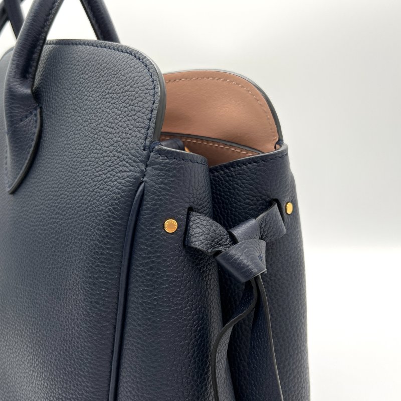 Louis Vuitton M53948 Milla MM 深藍色 鎖頭斜背手提兩用包-4