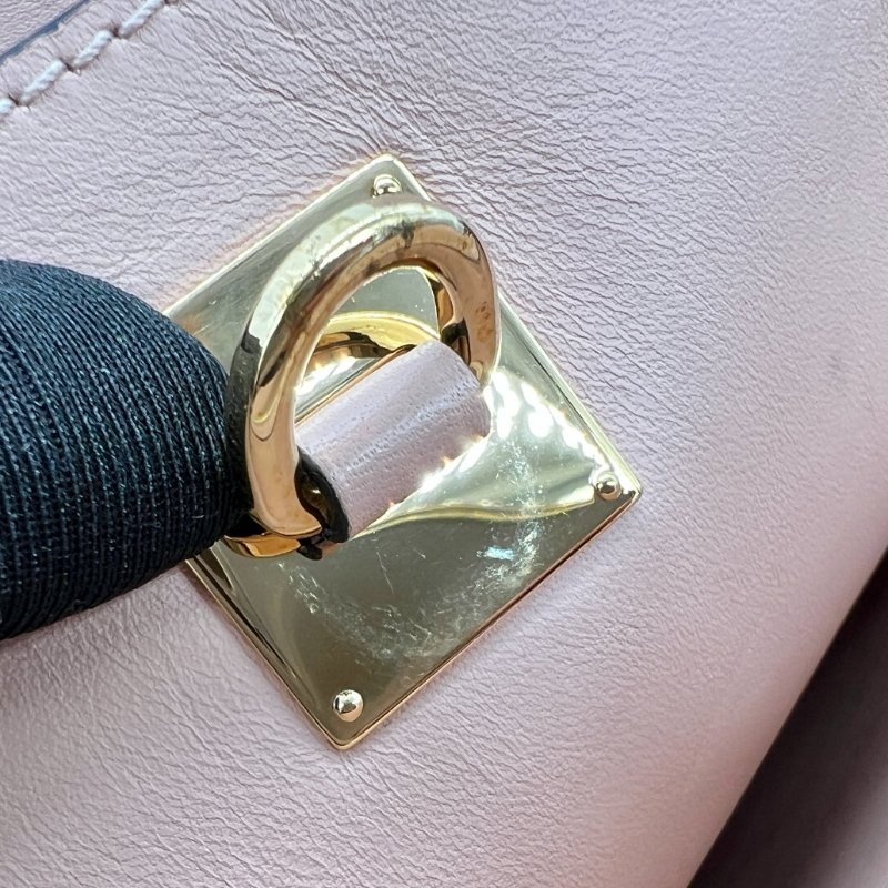 Louis Vuitton M53948 Milla MM 深藍色 鎖頭斜背手提兩用包-16