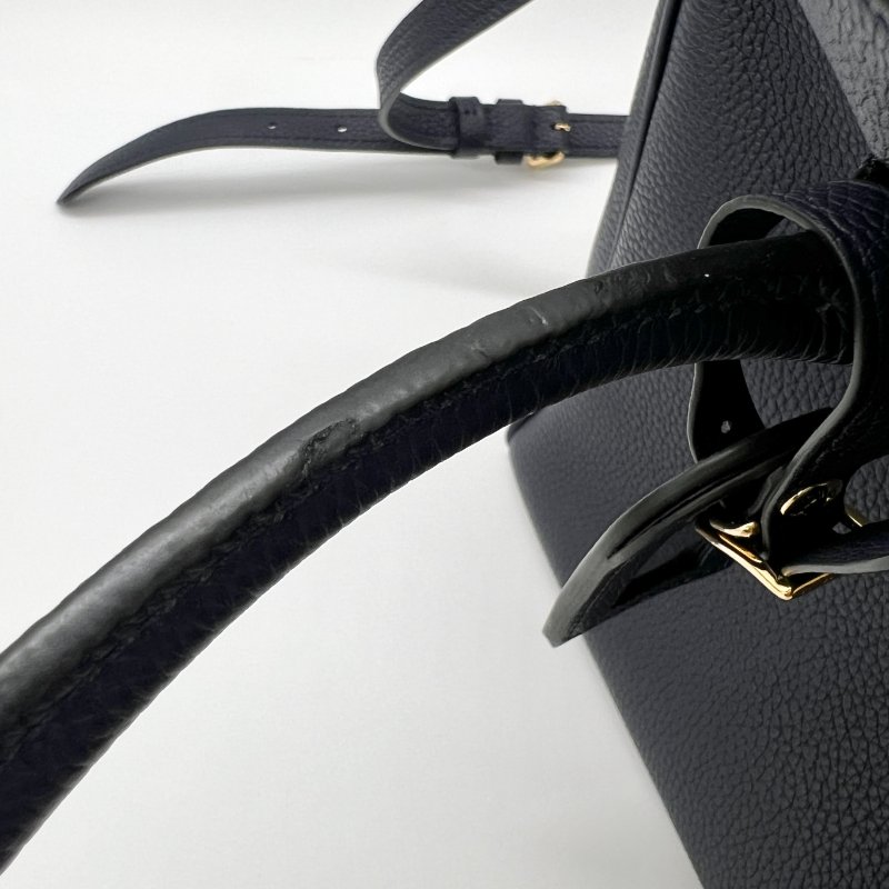 Louis Vuitton M53948 Milla MM 深藍色 鎖頭斜背手提兩用包-23