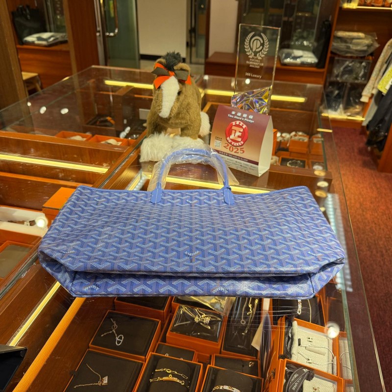 ✨持有香港正品正貨標籤(只做全新)✨ Goyard St Louis Pm size 特別版 紫藍色-0
