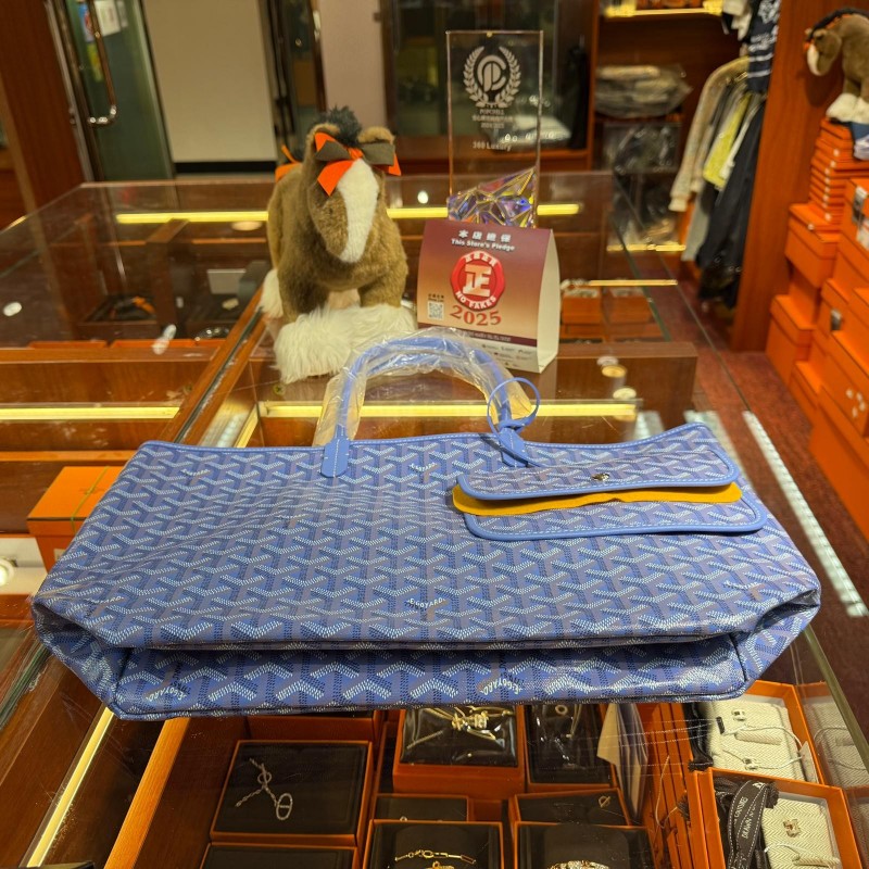 ✨持有香港正品正貨標籤(只做全新)✨ Goyard St Louis Pm size 特別版 紫藍色-2