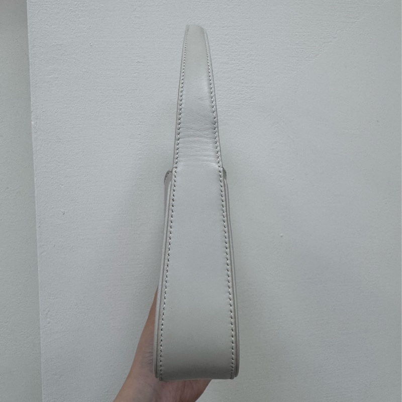 Ysl le5A7 復古白mini腋下包-10