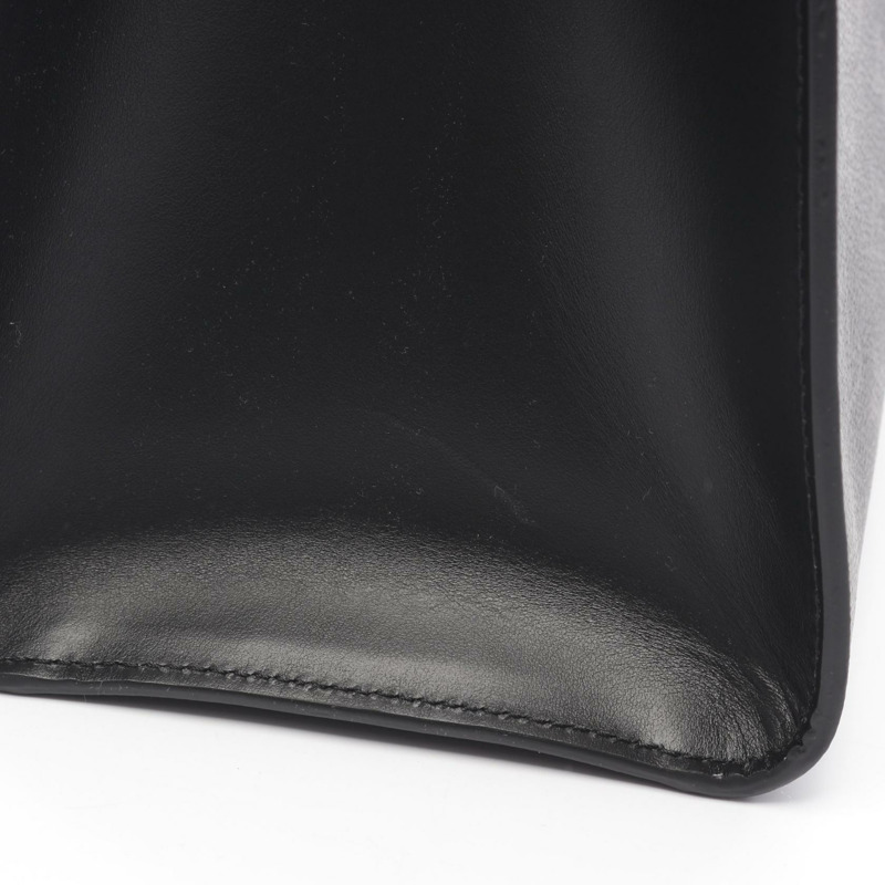 LOUIS VUITTON Sac Plat 24H Monogram Eclipse 手提包 M47059 PVC 塗層帆布皮革黑色二手男款-4