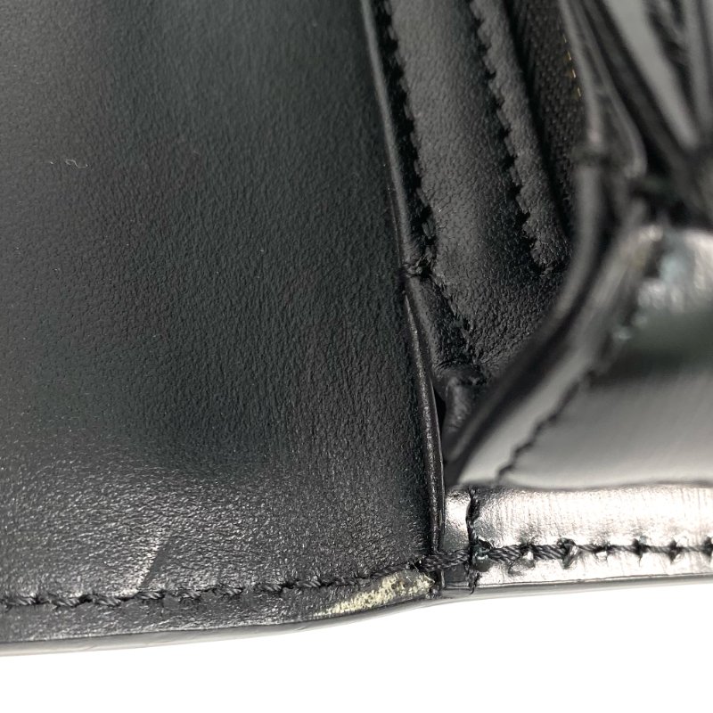△ Celine 思琳 Black Calfskin Triomphe Chain Shoulder Bag 黑色滑面小牛皮鎖鏈斜挎袋 - 257010465-15