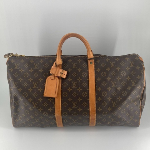 Louis Vuitton Monogram Keepall55旅行袋｜經典花紋✦fufu style 精品✦ 氣質款｜旅行包.行李袋.行李包