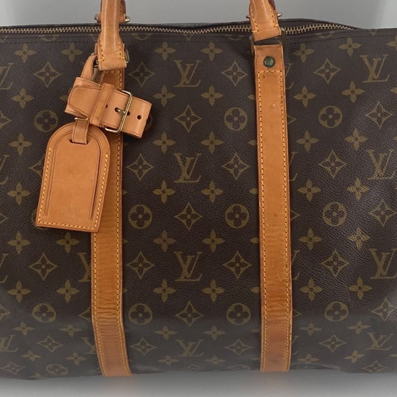 Louis Vuitton Monogram Keepall55旅行袋｜經典花紋✦fufu style 精品✦ 氣質款｜旅行包.行李袋.行李包-6