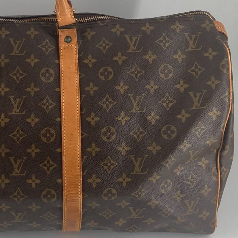 Louis Vuitton Monogram Keepall55旅行袋｜經典花紋✦fufu style 精品✦ 氣質款｜旅行包.行李袋.行李包-7