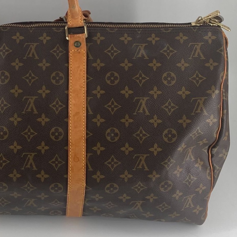 Louis Vuitton Monogram Keepall55旅行袋｜經典花紋✦fufu style 精品✦ 氣質款｜旅行包.行李袋.行李包-10