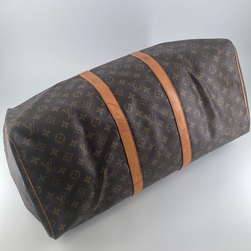 Louis Vuitton Monogram Keepall55旅行袋｜經典花紋✦fufu style 精品✦ 氣質款｜旅行包.行李袋.行李包-15