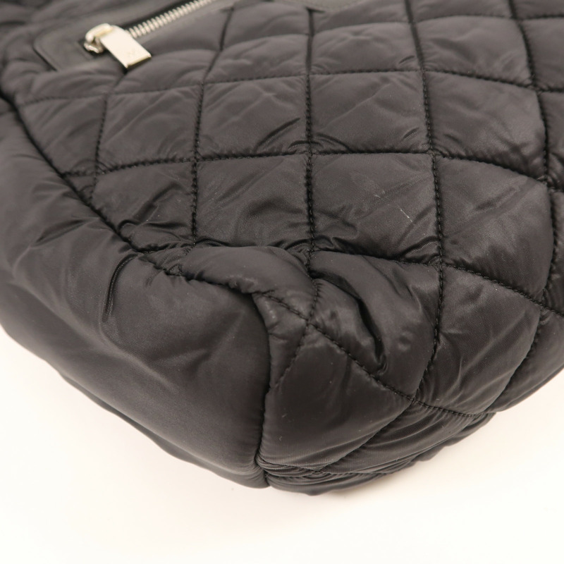 CHANEL 尼龍Rucksack銀扣背包-8