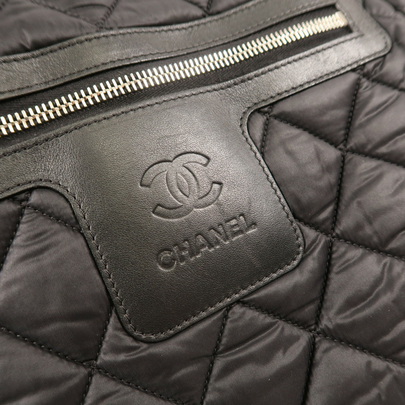 CHANEL 尼龍Rucksack銀扣背包-13