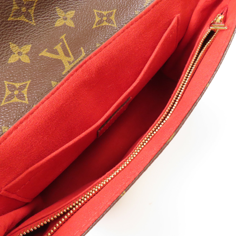 LOUIS VUITTON Monogram Pochette Felicie金扣鏈帶肩背袋-9