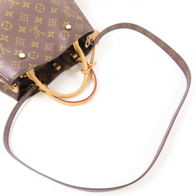 LOUIS VUITTON Monogram Montaigne BB金扣手挽肩背兩用袋-4