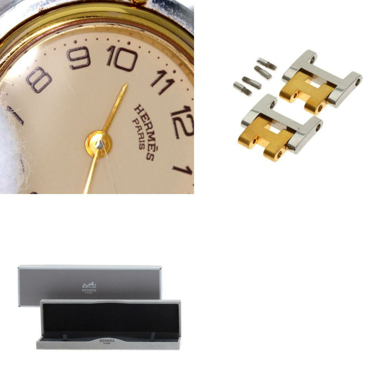 愛馬仕 Clipper Old Buckle 手錶 不鏽鋼 SSxGP 女款 HERMES-9