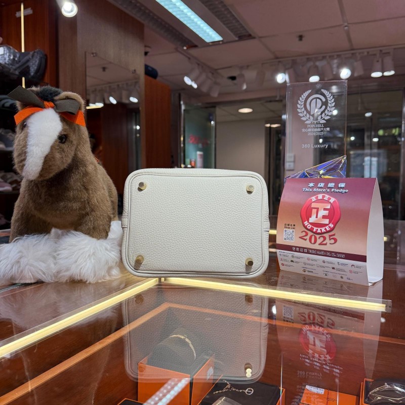 ✨持有香港正品正貨標籤(只做全新)✨  Hermes Picotin 18 冰川白金扣-3