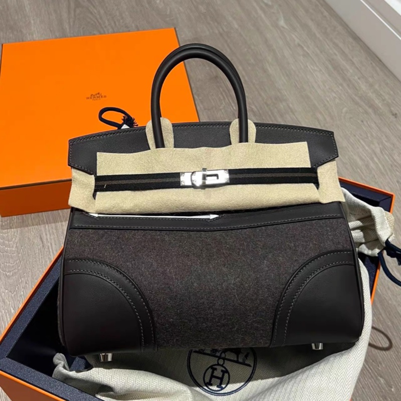 有購證💓 Hermes 烏木色go team 25 W刻 25年小票 全新全套-0